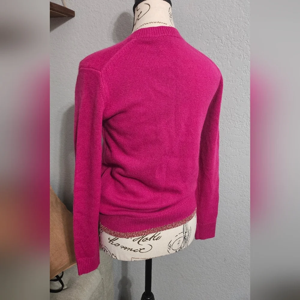 NWT Coach Pink Dinosaur Crew Neck - Picture 2 of 4